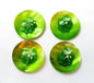 Lime Green Large 3D Round MOP Pendant